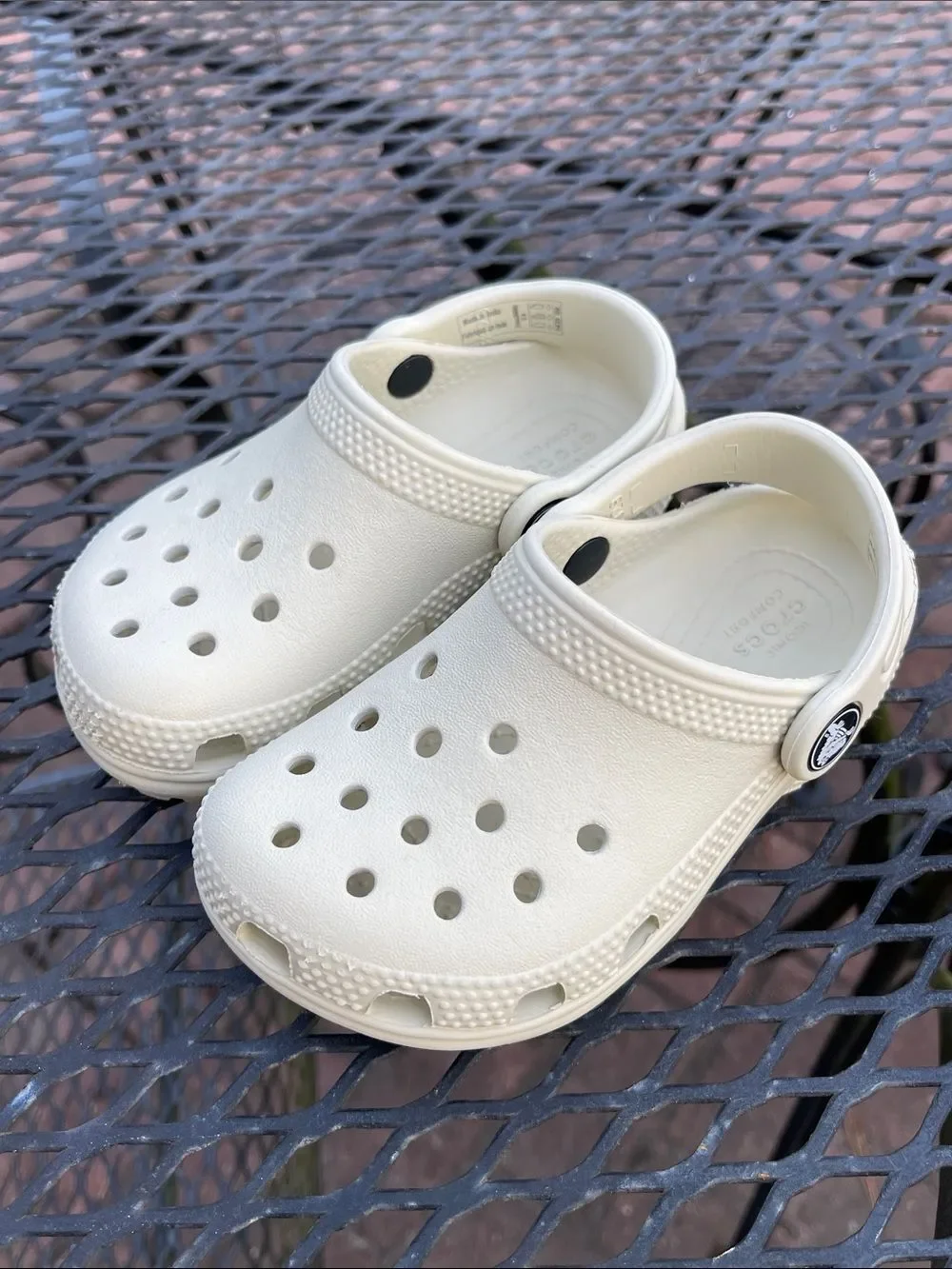 Crocs Toddler Classic Clog Style 206990 Bone - Beige ? Size 8
